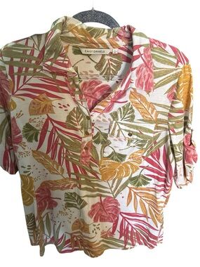 Emily Daniels Women's Tropical Button-Down Shirt - Multi Floral